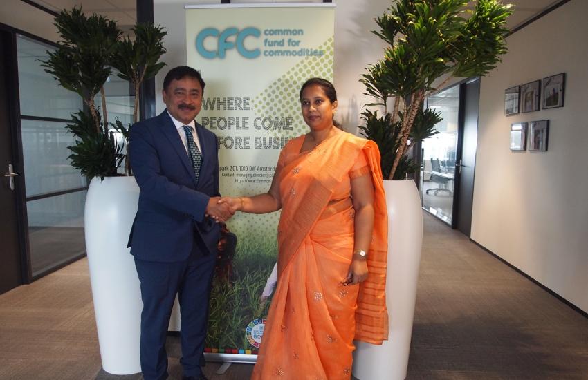 From left:  Ambassador Sheikh Mohammed Belal is seen with Ambassador Mrs. Rekha Gunasekera